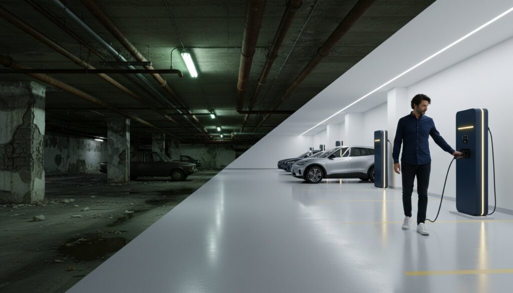 Rehabilitación de parkings para vehículos eléctricos en Tarragona: Guía completa 2026