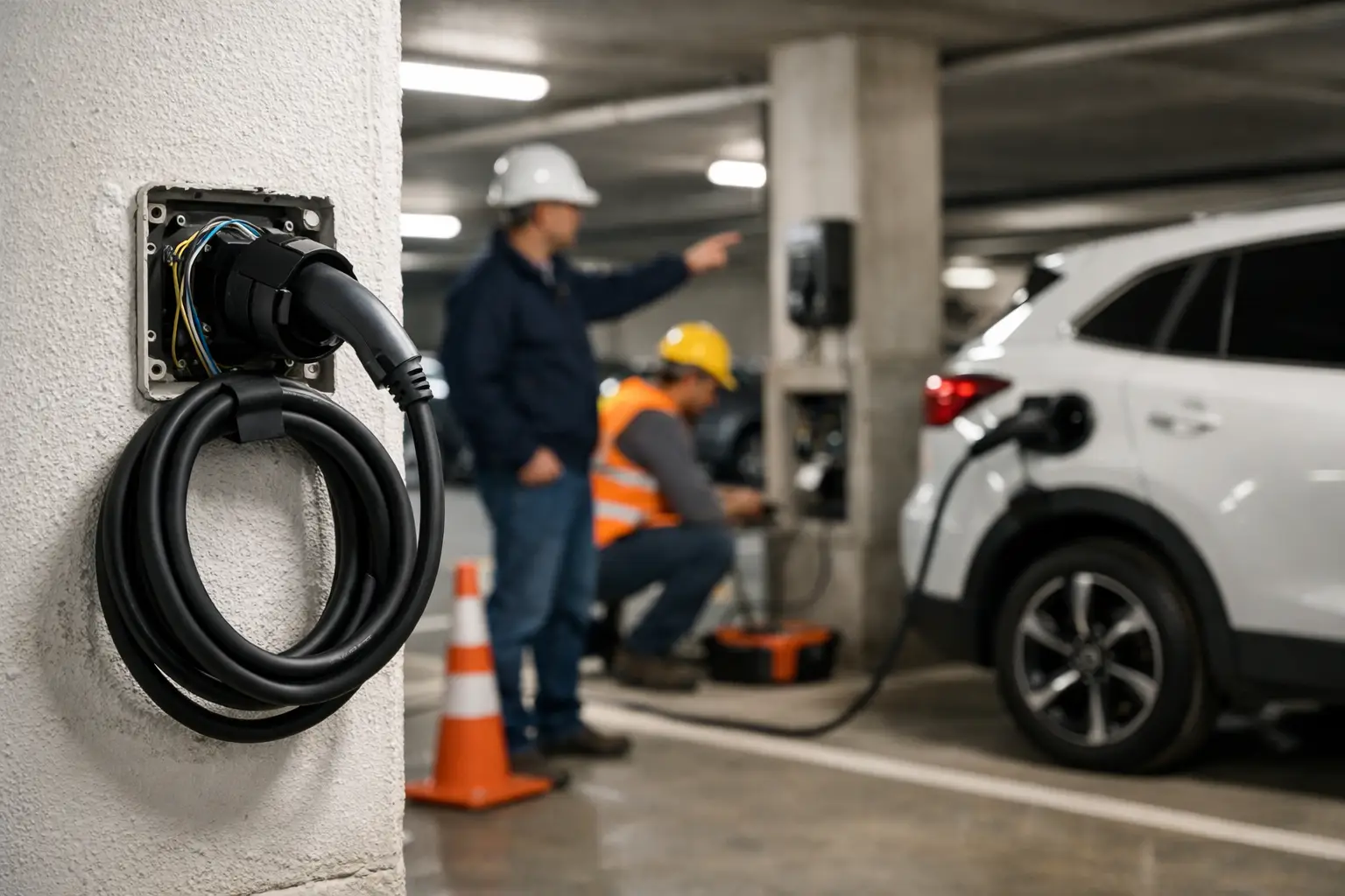 Preinstalación de recarga en comunidad de propietarios