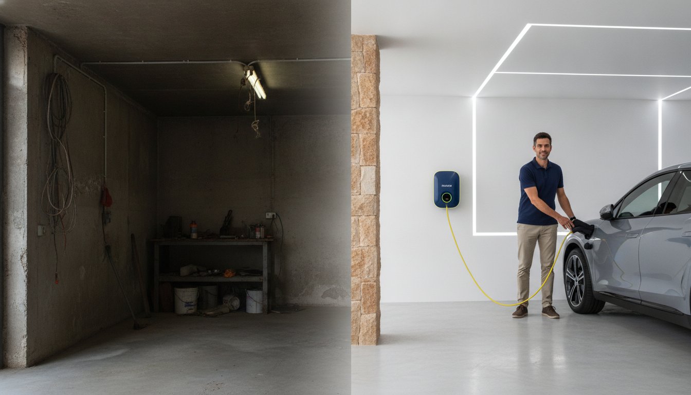 Cómo adecuar un garaje antiguo para cargadores eléctricos en Tarragona (Guía 2026)
