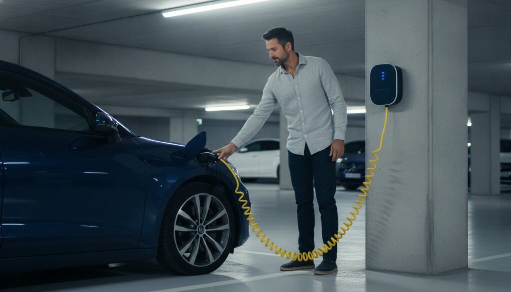 Instalar punto de recarga en plaza de garaje alquilada en Barcelona: Guía 2026